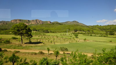 Aragon from the train