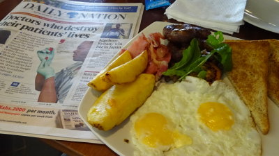 Breakfast in Nairobi
