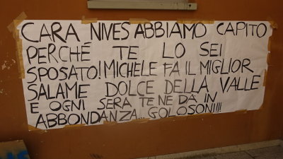 visto sul muro