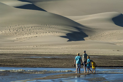 Medano Creek in the Great Sand Dunes National Park