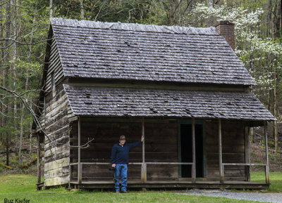 Dick this Spring at the Henry Whitehead Cabin