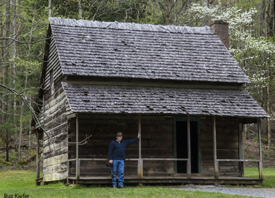 Dick this Spring at the Henry Whitehead Cabin 