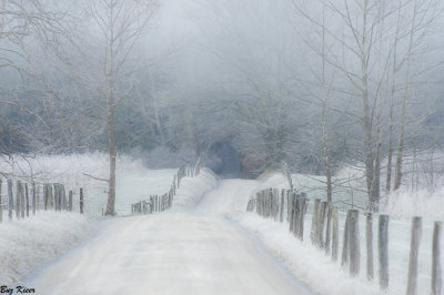 Frost Covered Road 