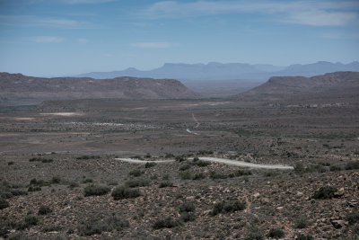 Long dusty road