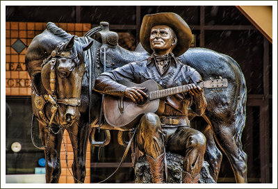 Gene and His Horse Champion