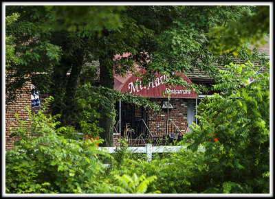 An Old Restaurant Seen through the Brush