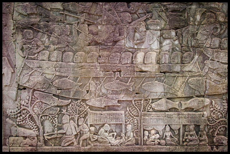 The Bayon - bas relief 2