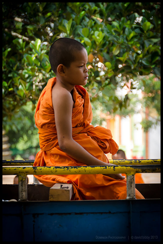 Boy monk - Wat Hanchey