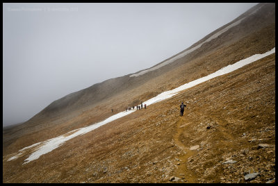 Descending from Kagmara La