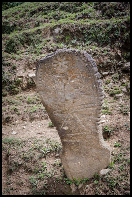 Trail-side grave marker