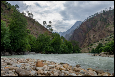 Camping by the Mugu Karnali Nadi