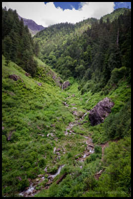 A tributary of the Yanchu Khola as we approach River Camp