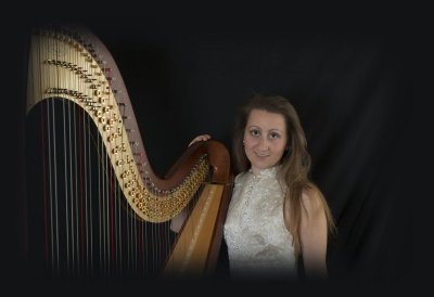 Alisée Frippiat, harpiste.