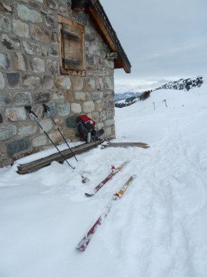 Ski de randonne nordique. Pas loin des Chottes.