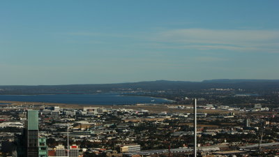 Airport seen from The Sydney Tower Eye