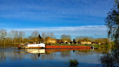 The Saône at Tournus
