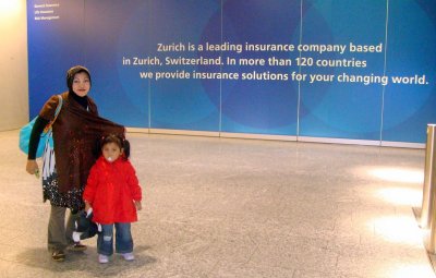 Arrived at Zurich Airport 