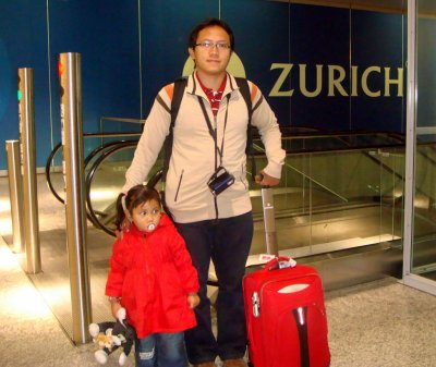 Arrived at Zurich Airport