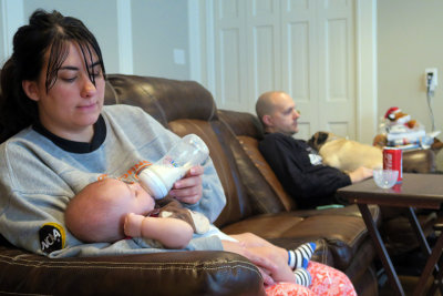 New Grandson Beau, First Christmas.