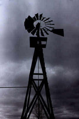 Windmill in Black