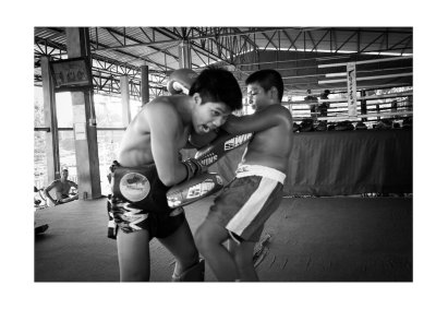 Kickboxing practice, Phuket