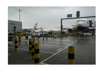 Heathrow in the rain
