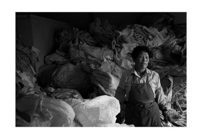 Lady working in factory, Yeosu