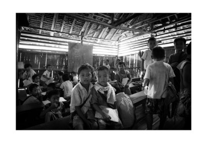 Schoolroom, Refugee Camp, Thai - Burmese border