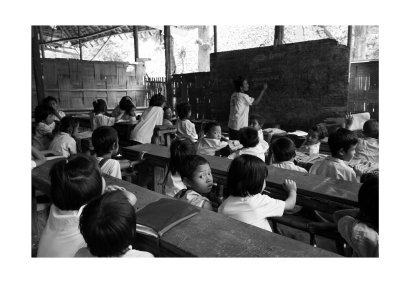 Schoolroom, Refugee Camp, Thai - Burmese border