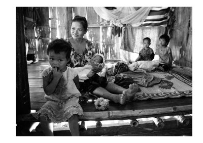 Family, Refugee Camp, Thai - Burmese border