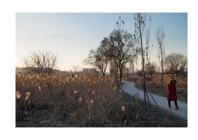 By the Han River, freezing day, Seoul