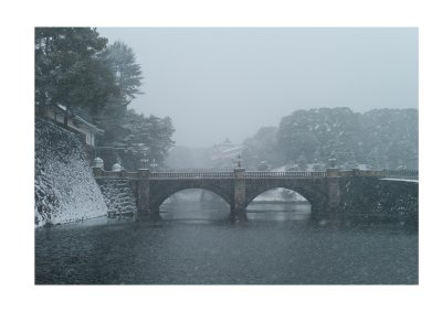 Imperial Palace in the Snow, Tokyo