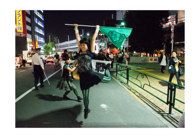 Anti-war march, Tokyo, 2 October 2015