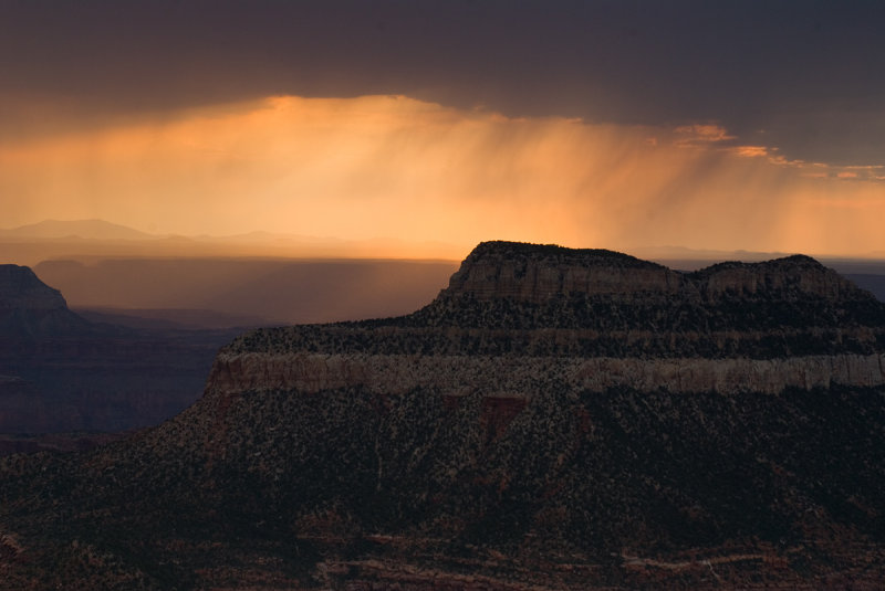 Rain over Steamboat Mountain