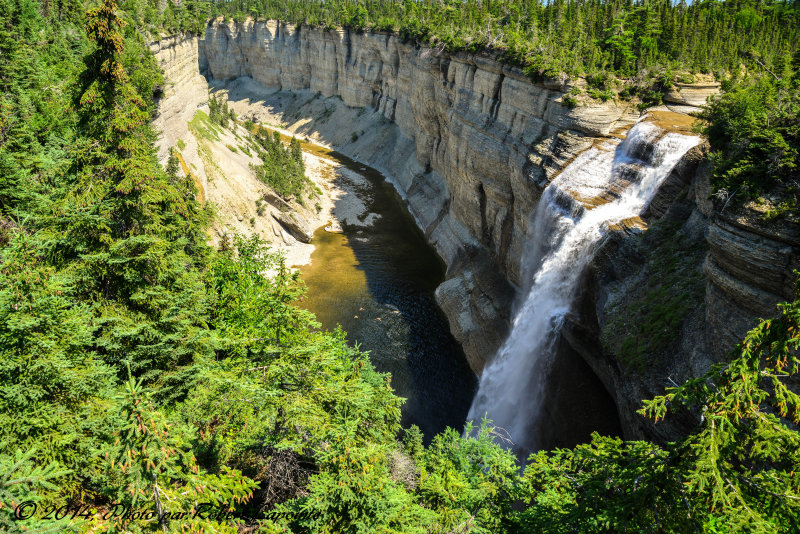 La chute Vaural (vue de lobservatoire)