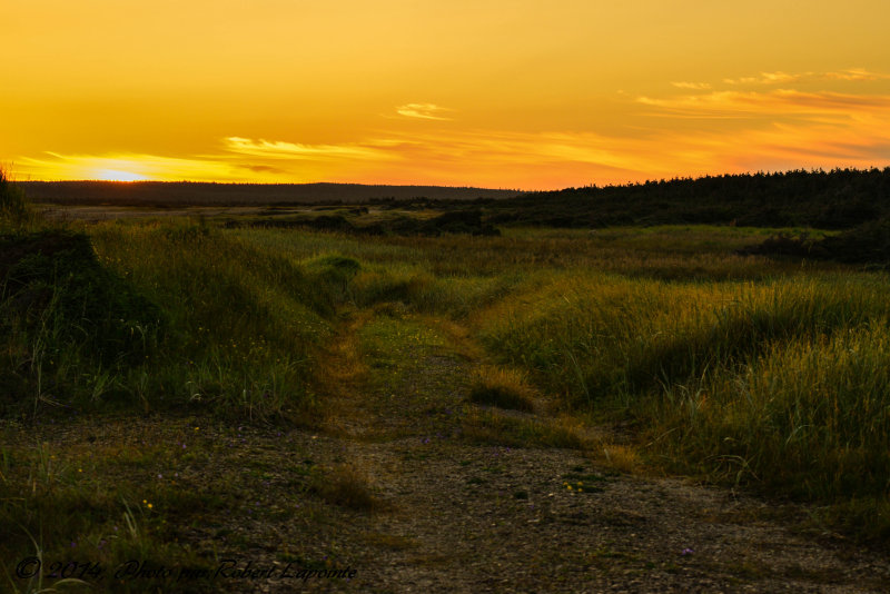 Le coucher  Pointe Sud-Ouest