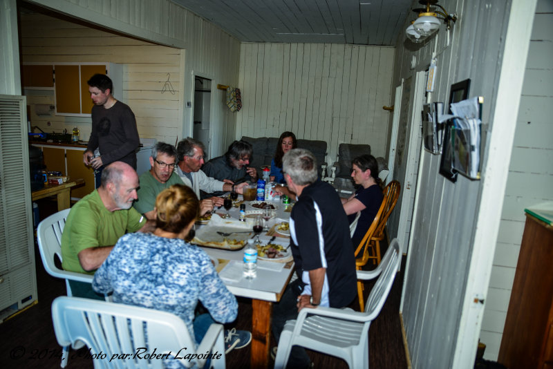 Le groupe au souper