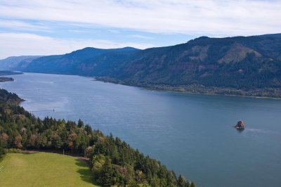 overlooking the Columbia River
