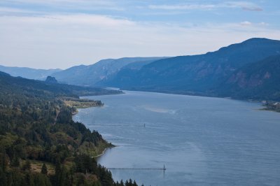 overlooking the Columbia River