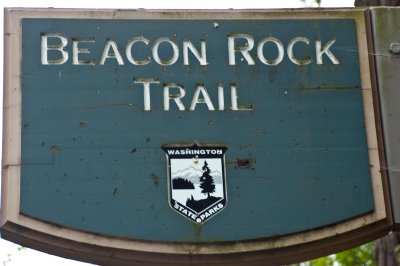 Jeff and I stopped here to hike to the top of the Rock