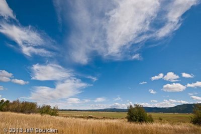 Jeff captured the clouds over the meadows