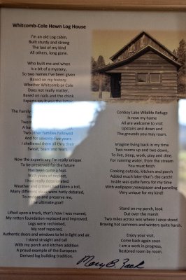 poem found on the wall inside the house