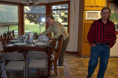 Sue's in charge of Saturday night dinner