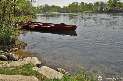 Ticino river in Turbigo