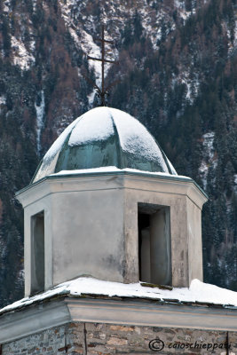 Il campanile della chiesa di S.Agnese