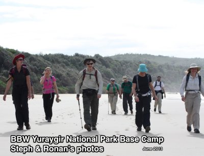 BBW Yuraygir National Park Base Camp June 2013 - Steph & Ronan