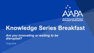 AAPA Knowledge Series Breakfast in Brisbane 2016-04-15