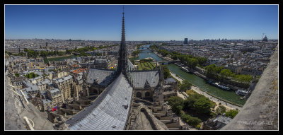 Notre Dame Tower Panorama
