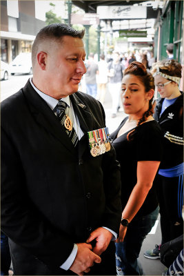 After the Anzac Day Parade