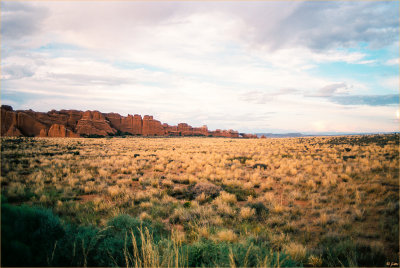 Sunset At Arches National Park